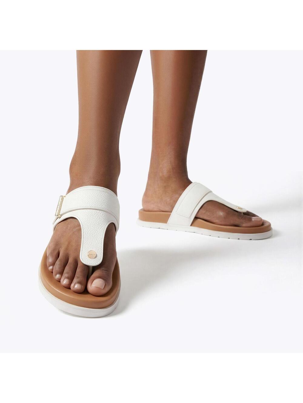 Carvela Serena White Toe Post Sandal EU 38.5 / US 7.5